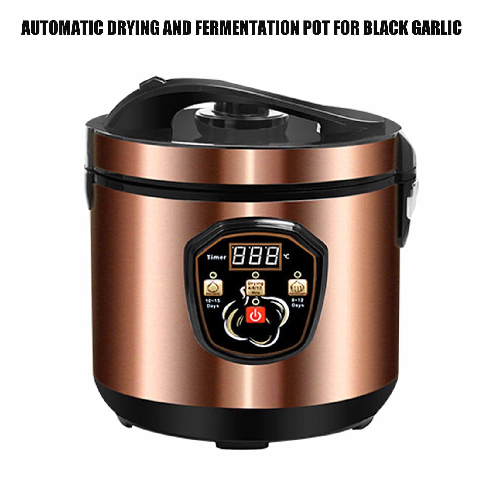 Fermentador de ajo negro, máquina de fermentación eléctrica de 5 litros, alta eficiencia, fácil de limpiar, respetuoso con el medio ambiente, resistente a los golpes, uso doméstico