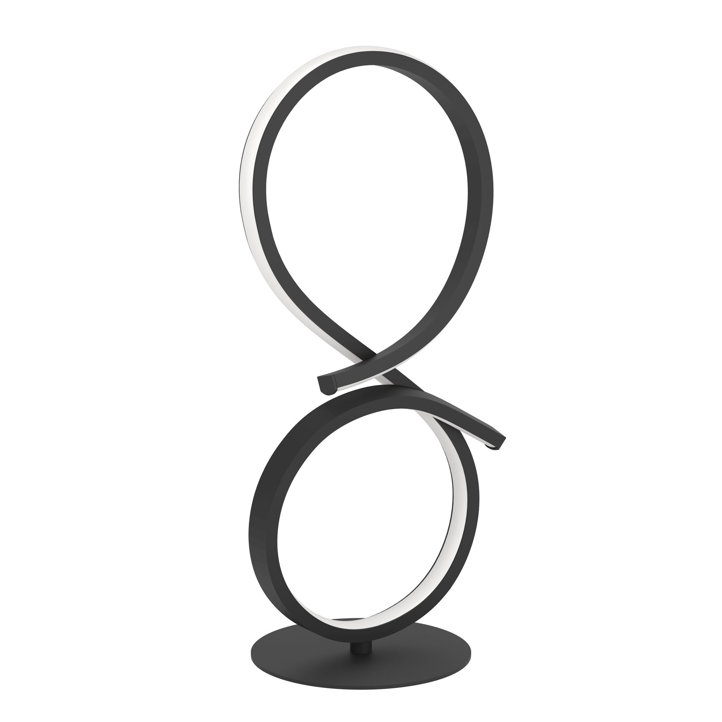 Eglo Serpins Black Aluminium & Steel Modern Table Lamp