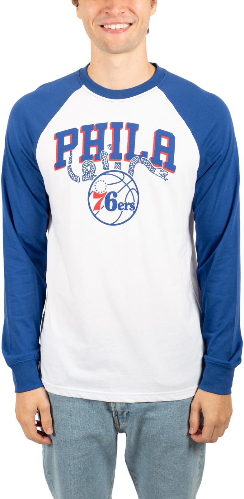 Men’s NBA Official Super Soft Raglan Baseball T-Shirt