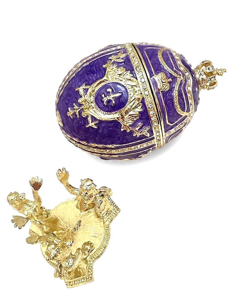 Œuf de Fabergé en marbre pour sublimer votre coiffeuse de luxe