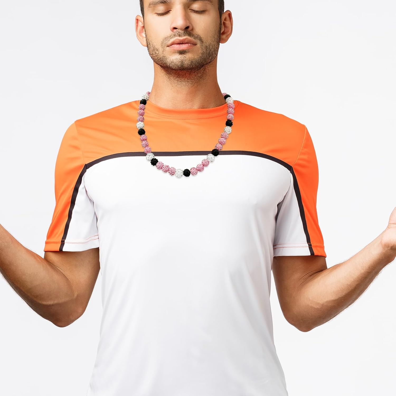 Baseball Necklace for Men Baseball Accessories Drip Baseballs Beads Chain Bling Ice Collection Necklaces Baseballs Stuff Jewelry - Image 3