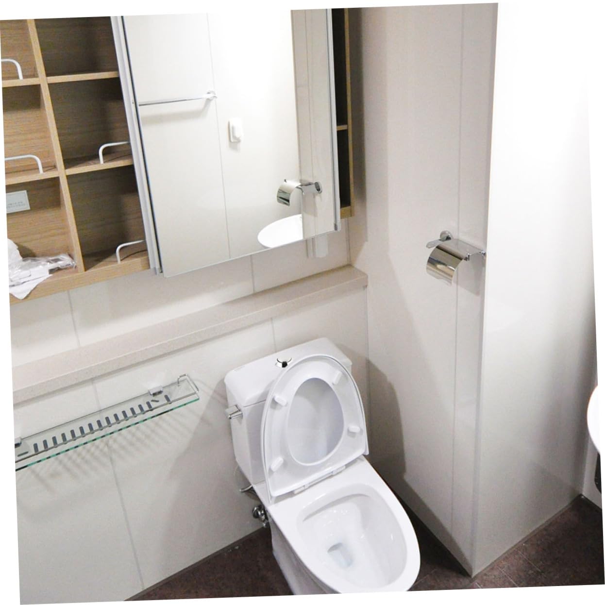 Veemoon 3 Set Pulsante Della Toilette Separare Toilette Pulsante Serbatoio Igienico Spingere Pulsanti Serbatoio Wc Servizi Igienici Pulsante Sciacquone Parti Addominali Argento 12 Pezzi*3