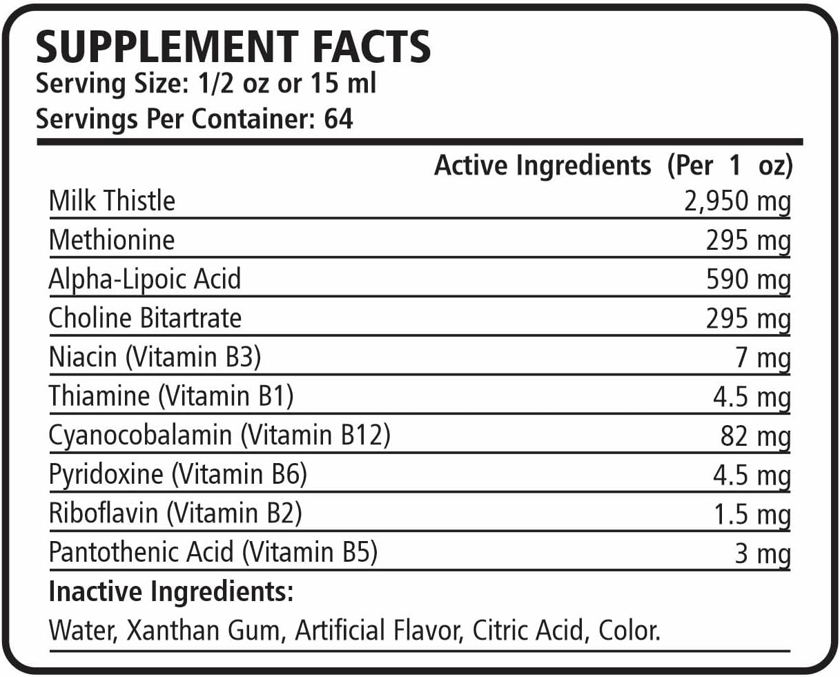 Hepato Control - Liver Support Care Detox Protection Supplement for Horses by NXP Supplements - 1 Quart (32 oz)