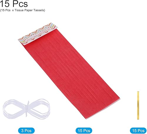 Vista 118 de MECCANIXITY 15Pcs Dark Purple Tassel Garland Banner with Rope Tissue Paper Tassels Party DIY Kits for Anniversary Wedding Birthday Party