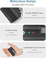 Vista 7 de 2 unidades de repuesto para batería Ring Compatible con Ring-Doorbell-Camera 2/3/4/3plus, Stick Up Camera (2ª y 3ª generación), también