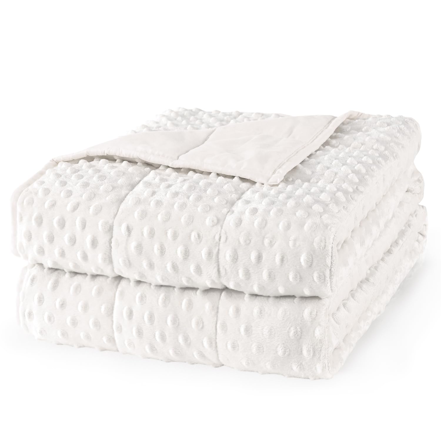 Mr. Sandman Manta con peso para adultos, manta pesada para mujer y hombre que duerme y calma, suave y acogedora, lavable a máquina