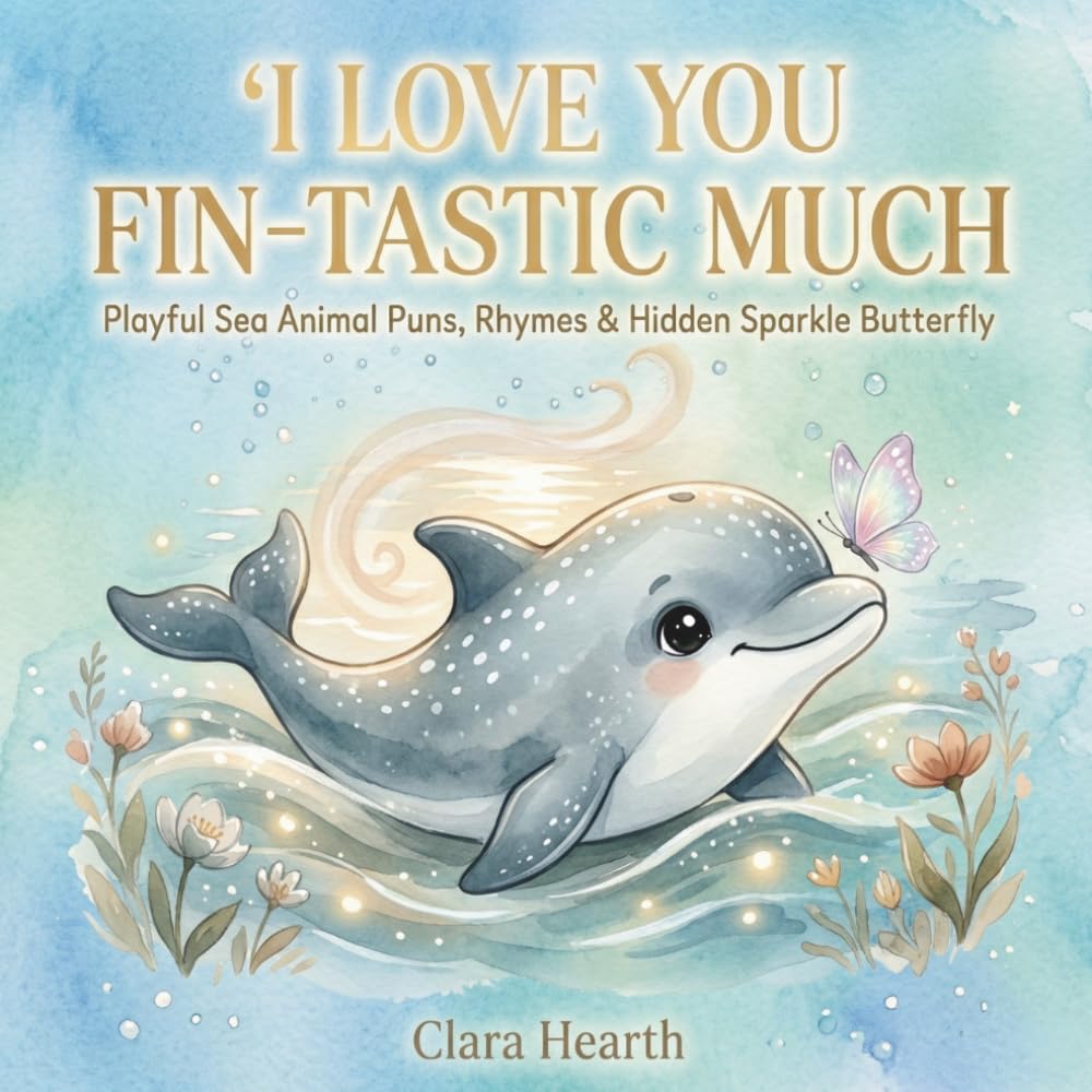 I Love You Fin-tastic Much: A Heartwarming Bedtime Picture Book for Toddlers Ages 2-6 Featuring Playful Ocean Animal Puns and a Hidden Sparkle Butterfly: 3 (Punny Much Love)