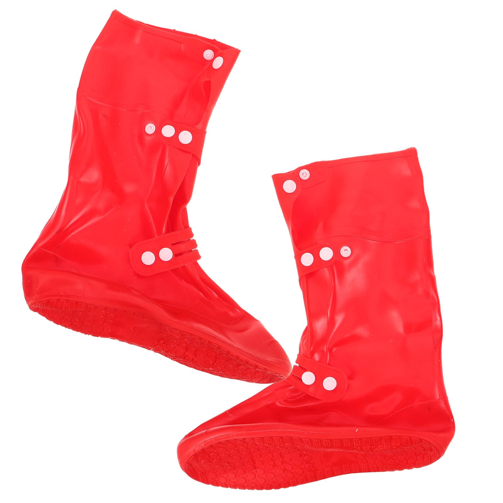 MAGICLULU Guêtres Imperméables et Réglables Rouges pour Randonnée, Protège-Chaussures Anti-Sable Hautes en Nylon Léger, Taille L 590, Adaptées Trekking Désert et Activités Plein Air