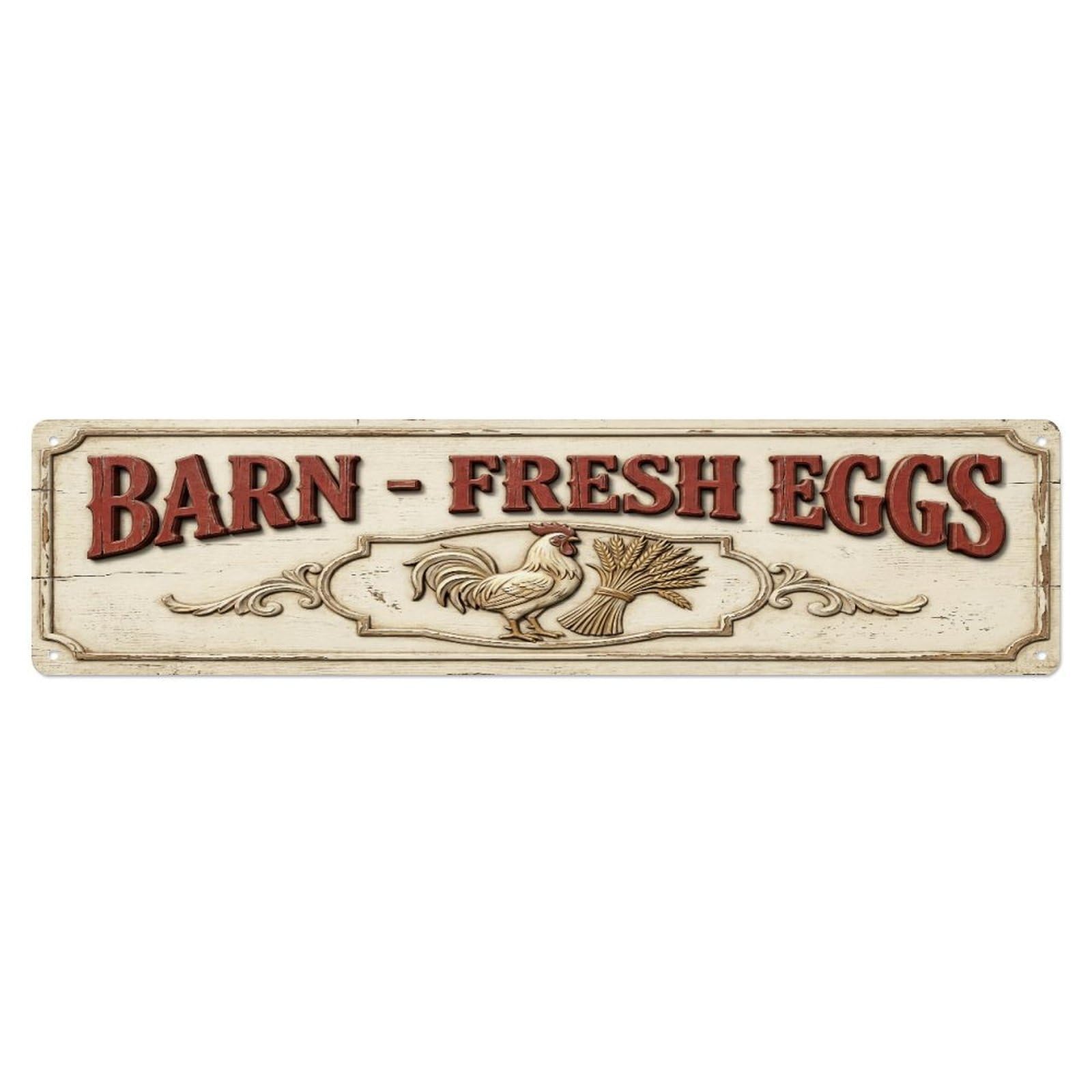 Metal Tin Sign Barn Hay Farm Barn