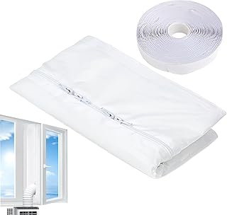 Kit de sellado genérico, Vent Kits, 20,4/17,6/5,8 pulgadas, Hot Airs Stop Barrer, Waterproof Dusts Guard for Basement, Patio, and Tumble Dryer Cooling Efficiency, White