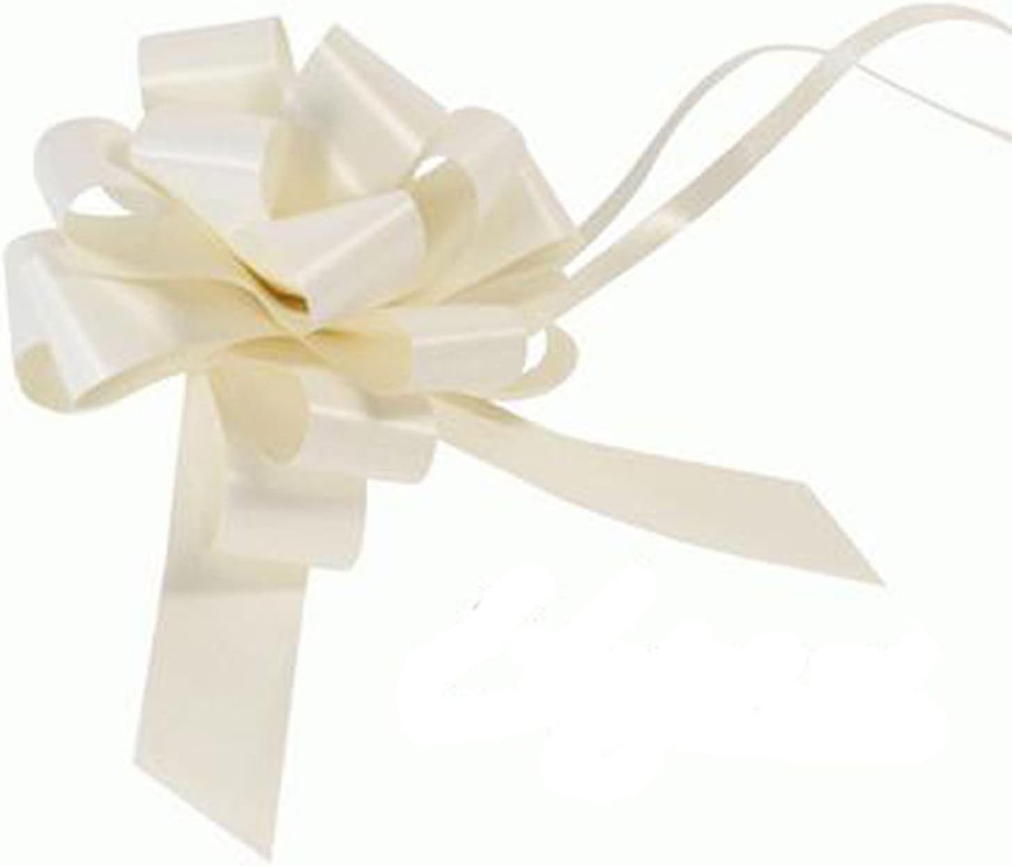 1 Bow Wedding Car Kit in Ivory - 1 Bow and Ribbon