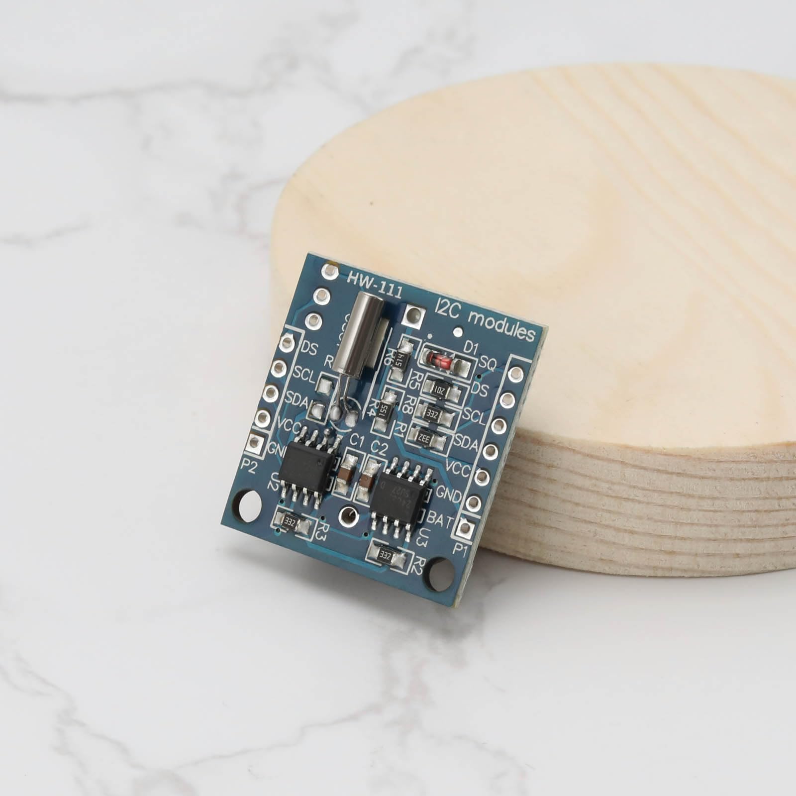 4Pcs DS1307 RTC Módulo Reloj en Tiempo Real I2C Chip Reloj Tiempo Real 28x27x9mm DS1307 RTC Chip Tiny RTC I2C Módulo Compatible con Raspberry Pi ESP Y Muchos Más Sin Batería