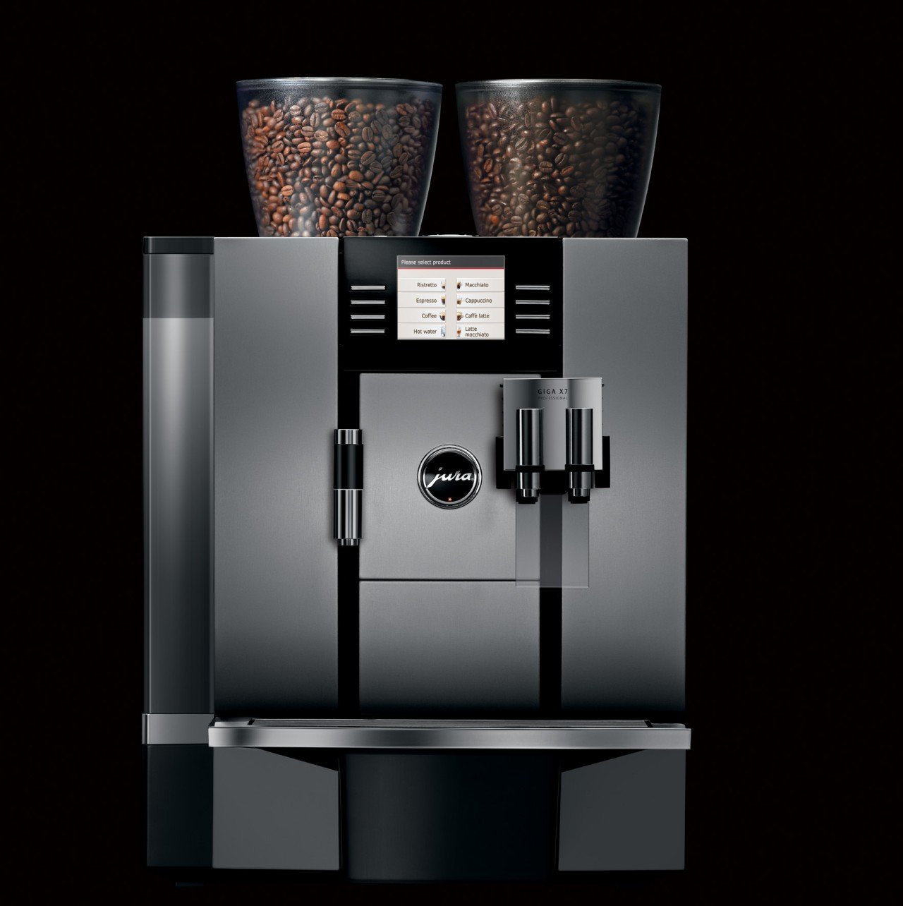 Jura Giga X7 Professional autonome entièrement automatique Cafetière (autonome, Machine à mixte, aluminium, boutons, rotatif, TFT, 5 l)