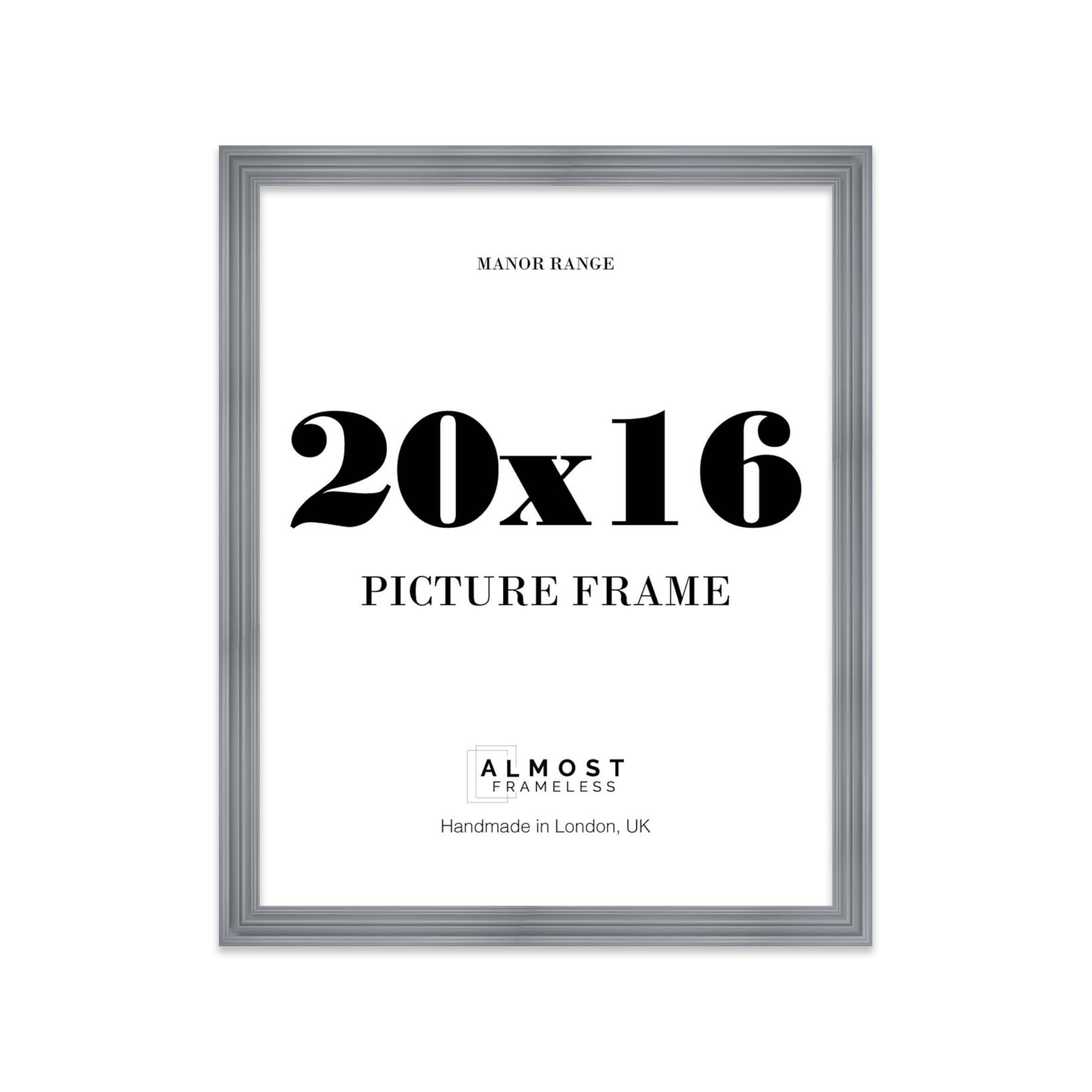 20x16 Picture Frame, Display 20x16 Pictures (50.8 x 40.6cm) - Scandi Grey Refined 42mm Edge Gallery Wall - 1 Pack โ image 1