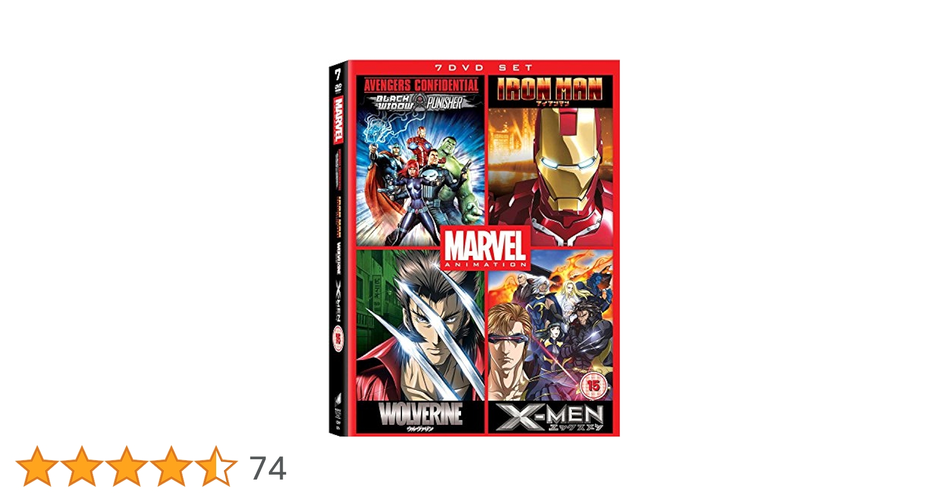 MCU　DVDセット　23作品 アベンジャーズシリーズ23作品セット ブルーレイディスク＋