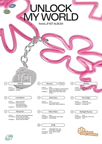FROMIS_9 DESBLOQUEAR MI MUNDO 1er álbum AUNDO Ver. K-POP SELLADO