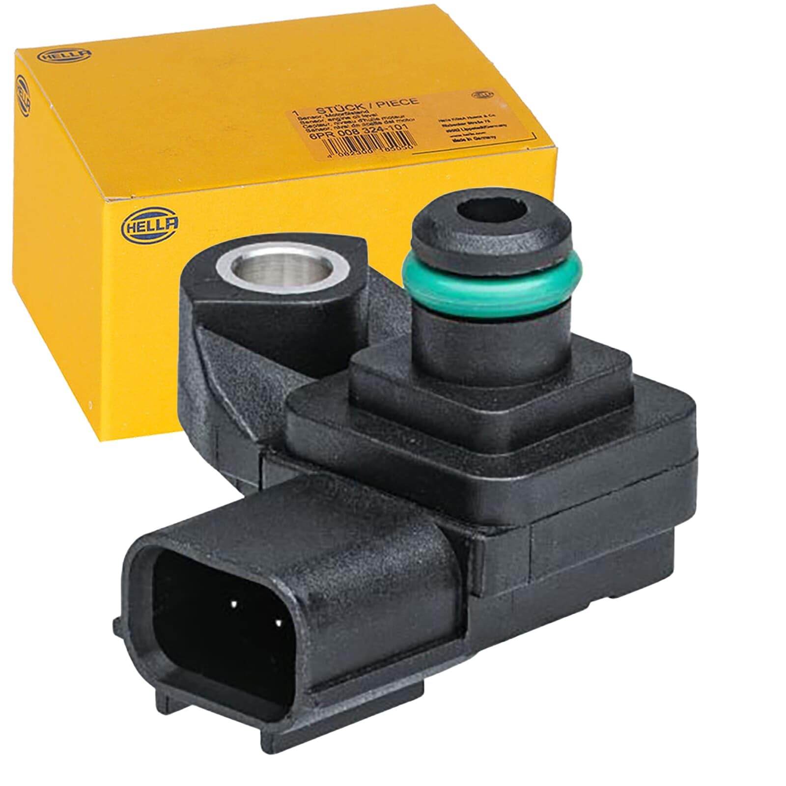 HELLA 6PP 009 403-361 Boost Pressure Sensor 3 Pins Fits Honda Civic CR-V HR-V
