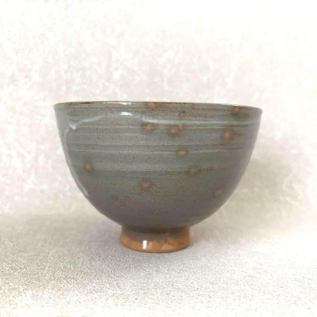 遠州七窯 朝日焼 松林豊斎 「紅鹿背」抹茶碗 お茶碗 共箱(139) 遠州七窯 朝日焼 松林豊斎 「紅鹿背」抹茶碗 お茶碗 共