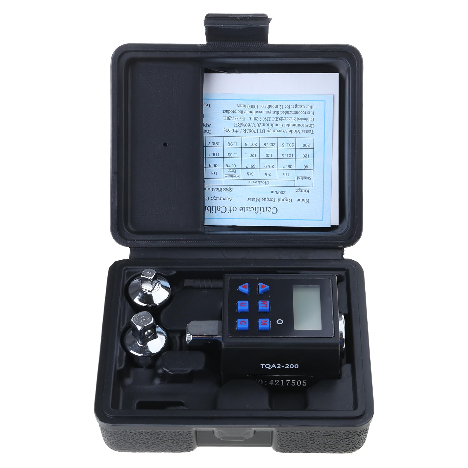 Compteur de couple avec alarme sonore et écran LCD rétroéclairé pour réparation