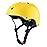 OUWOR Kids Skateboard Bike Helmet for Boy and Girl, Lightweight Adjustable, Multi-Sport for Bicycle Skate Scooter (Yellow, Small)