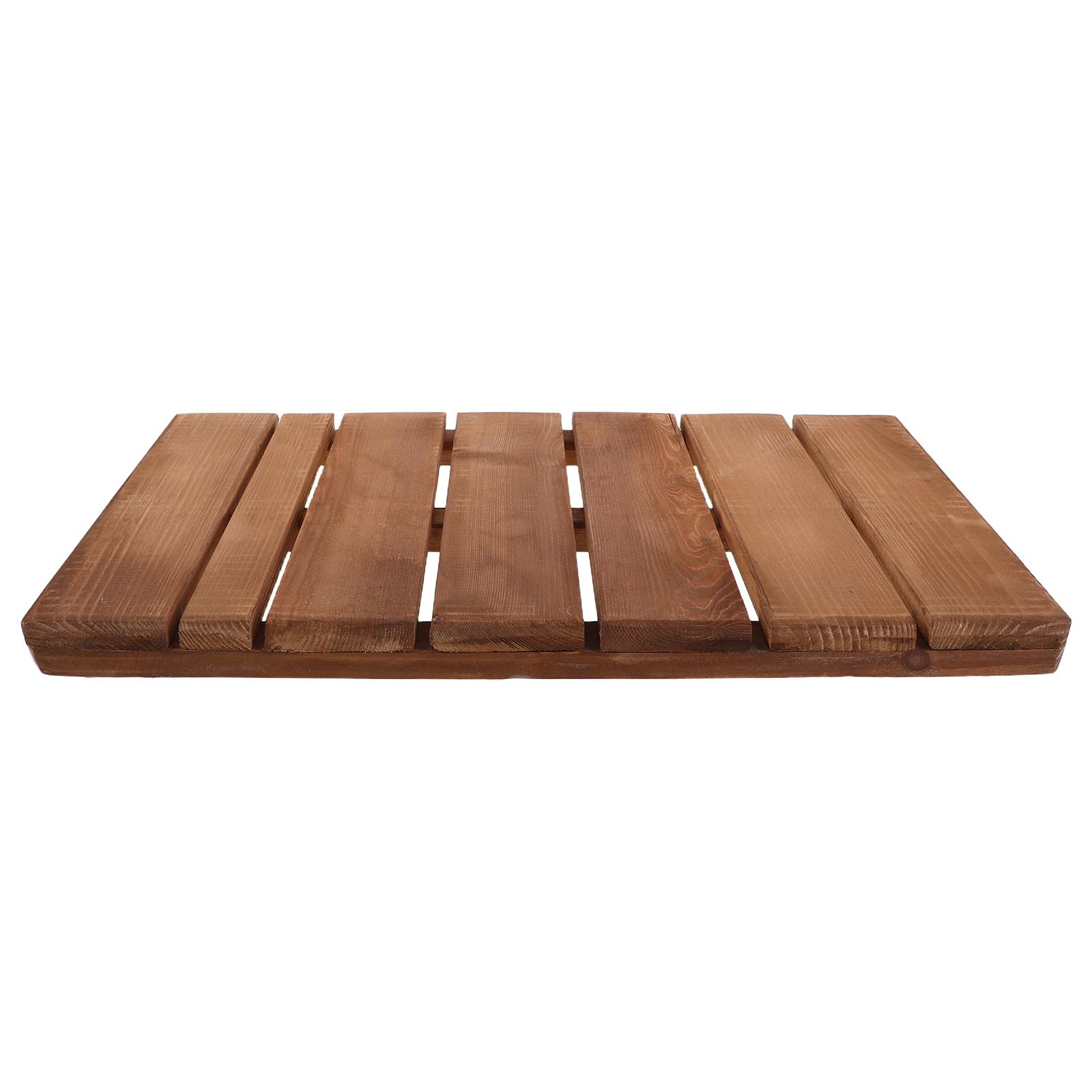 Cabilock Alfombra de Baño Antideslizante de Madera para Suelo de Ducha Instalación Flexible y Transpirabilidad Adecuado para Hoteles y Puertas
