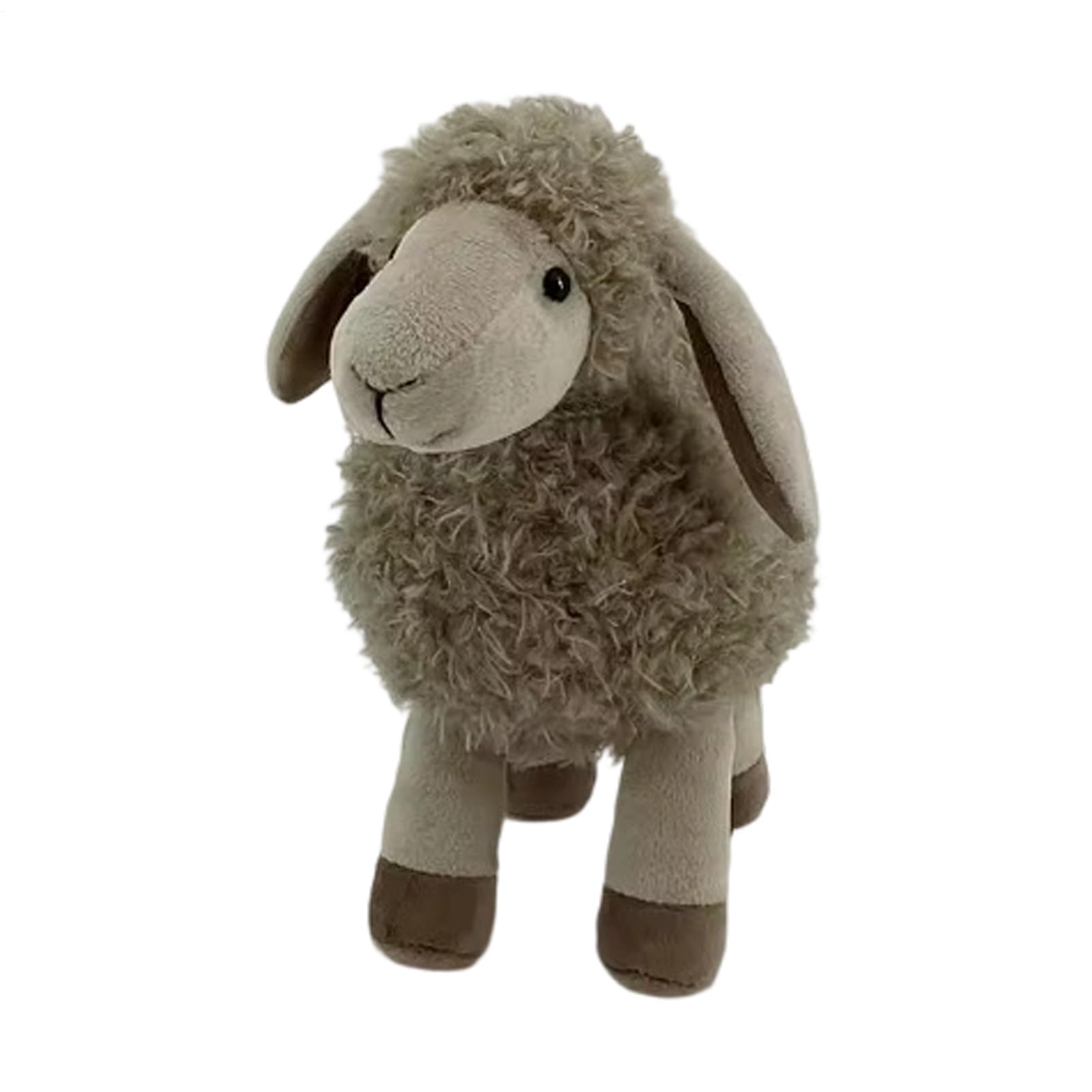 Soft Toys - Cute Woolen Wool Toy | Portable Collectible Huggable Companion, Sheep Wooll Toy Lamb, Woolen Wool Toys, Small Stuffed Toyy For Kids Girl Birthday Christmas Valentines Easter Indoor Desk So