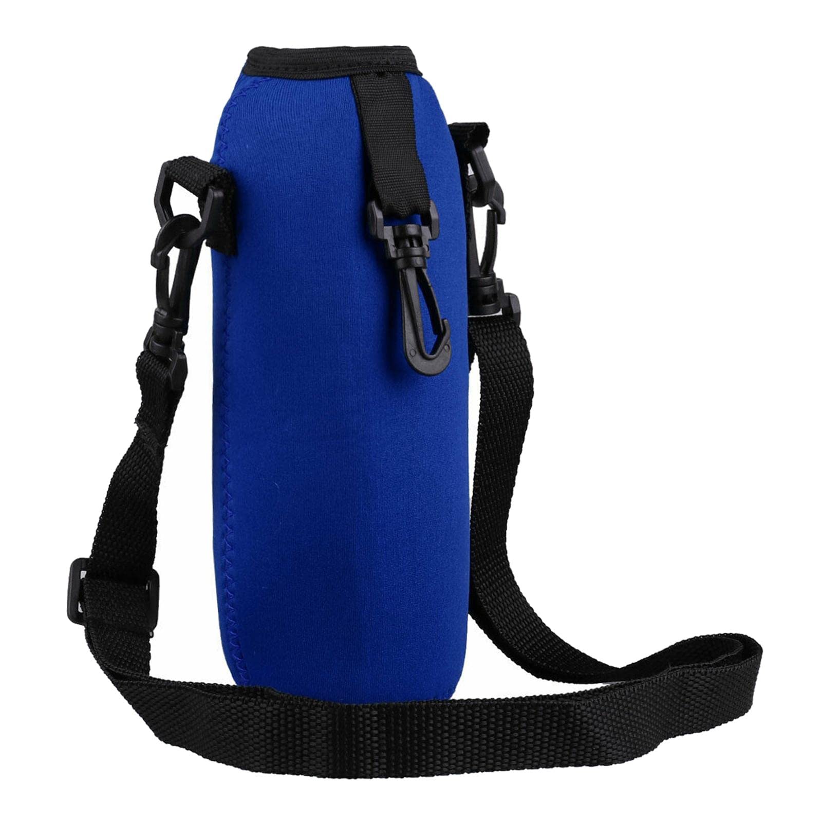 Neoprene Bag for Carrying 500ml Water Bottles with Adjustable Shoulder Strap And Insulated Sleeve for Stainless Steel Bottles, Blue