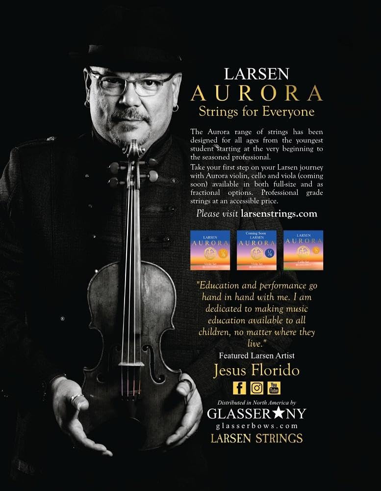LARSEN STRINGS Aurora Cello Strings medium C 1/2 Medium, not specified - Image 3