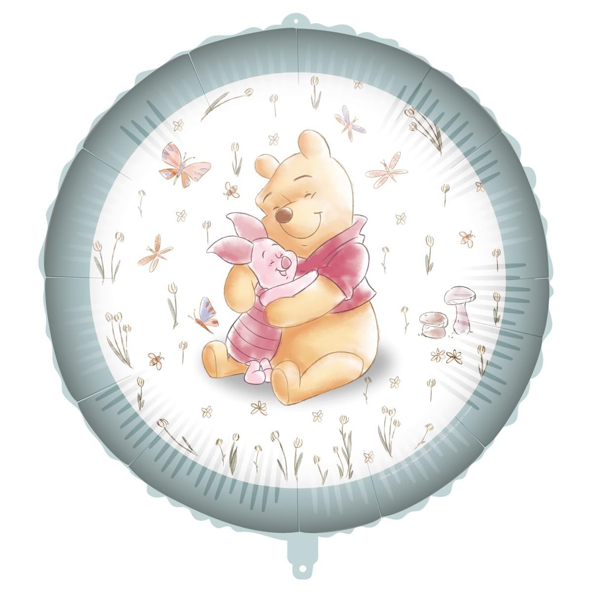Winnie the Pooh Foil Balloon 46 cm - Children's Birthday Winni The Pooh Party Decoration - Helium & Air Suitable - Reusable Balloon with Valve - Party Accessories