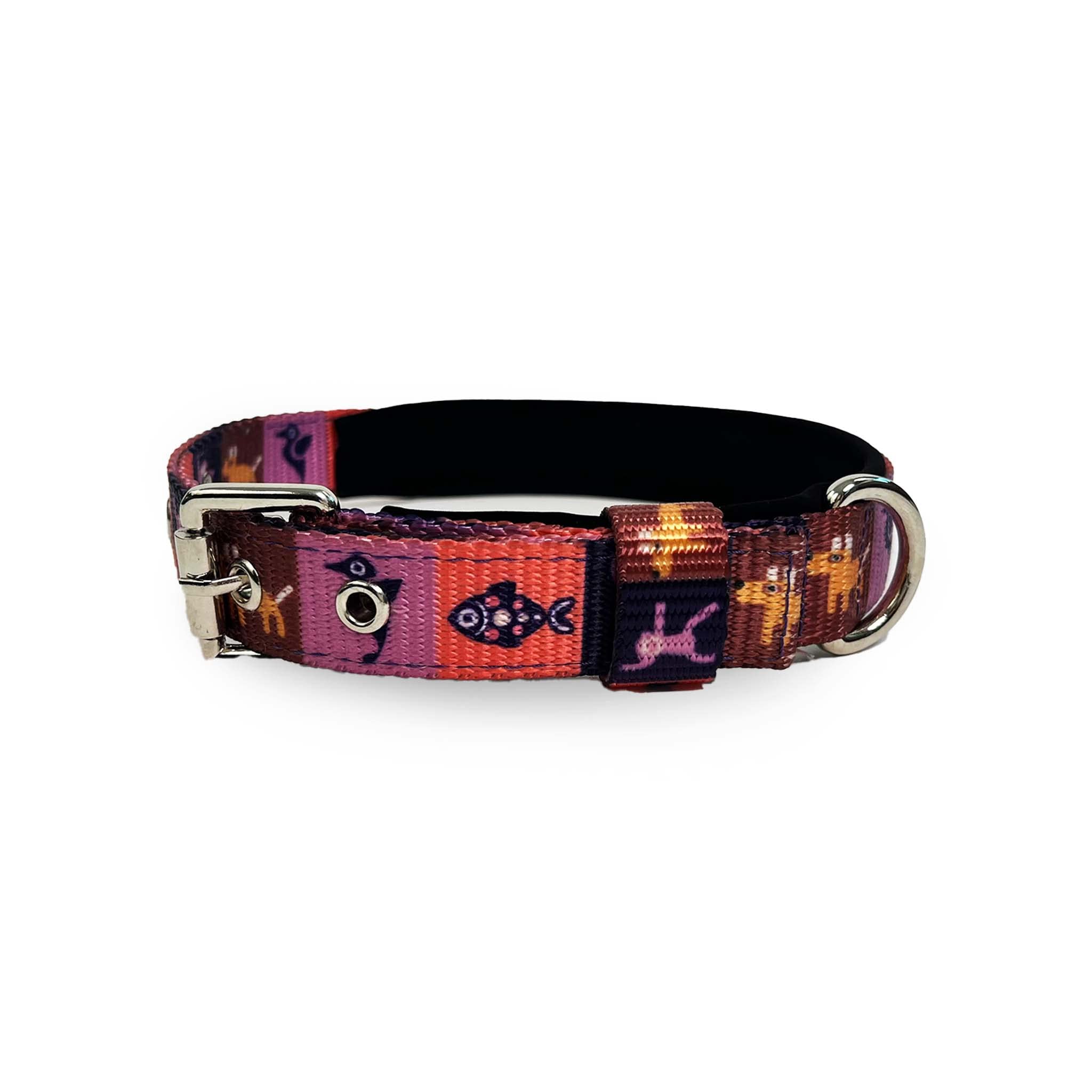 FORFURS Polyester Zootopia Pin Buckle Collar - Small, Zootopia, Dog, 0.75 x 13 Inches, Multicolor