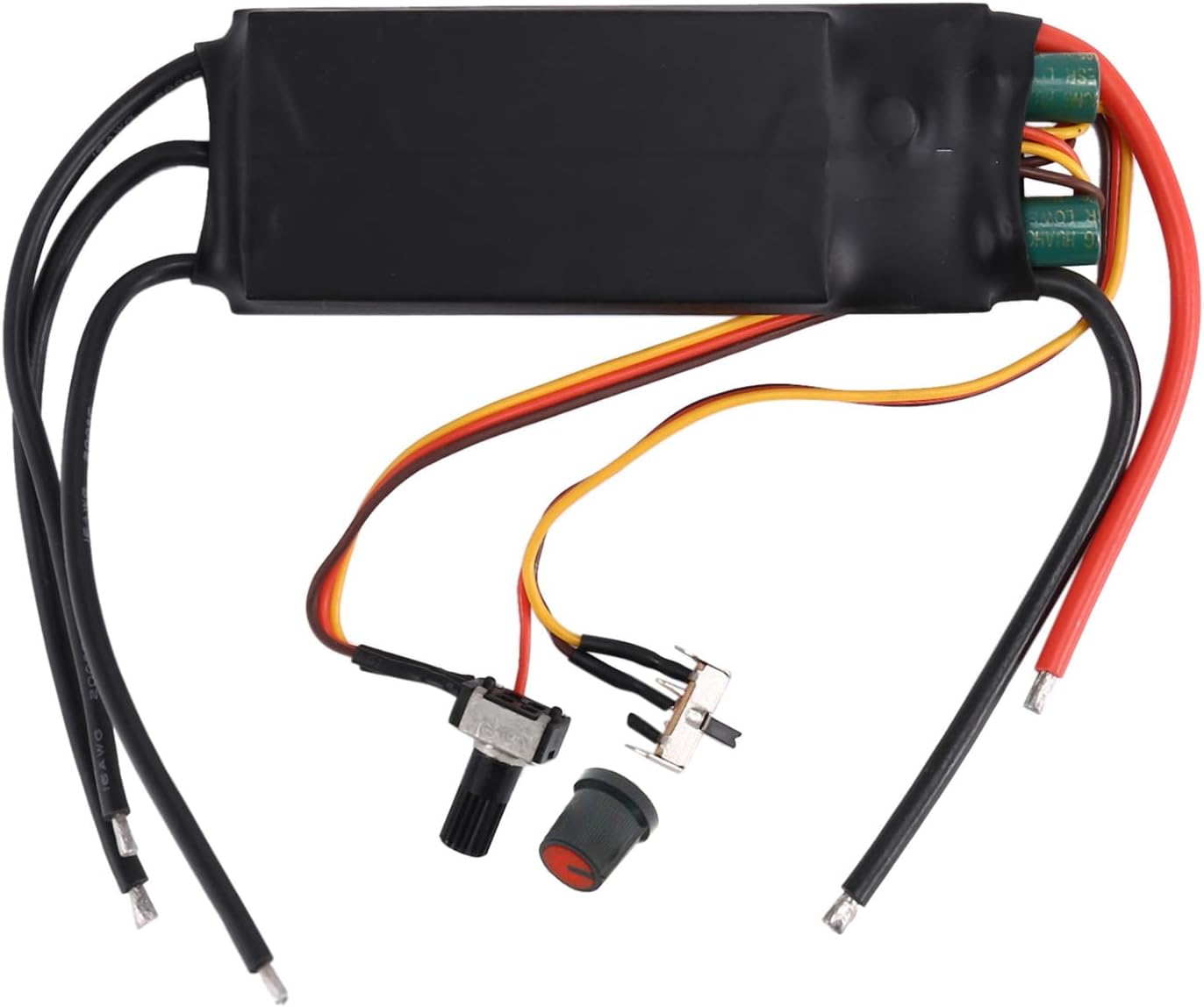 DC7-24V 1000W BLDC Three-Phase Brushless Controller Without Hallfree with Potentiometer Motor Drives Board Power Supply