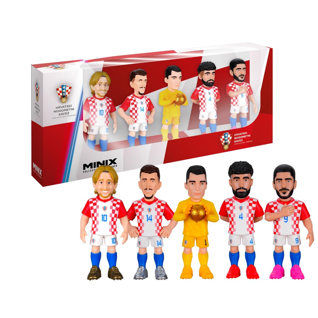 Amazon.com: Minix Croatia National Team Soccer Figurines 5-Pack