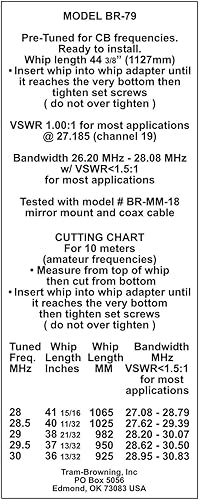 Miniatura 6 de Tram BR-79 - Antena CB para carretilla