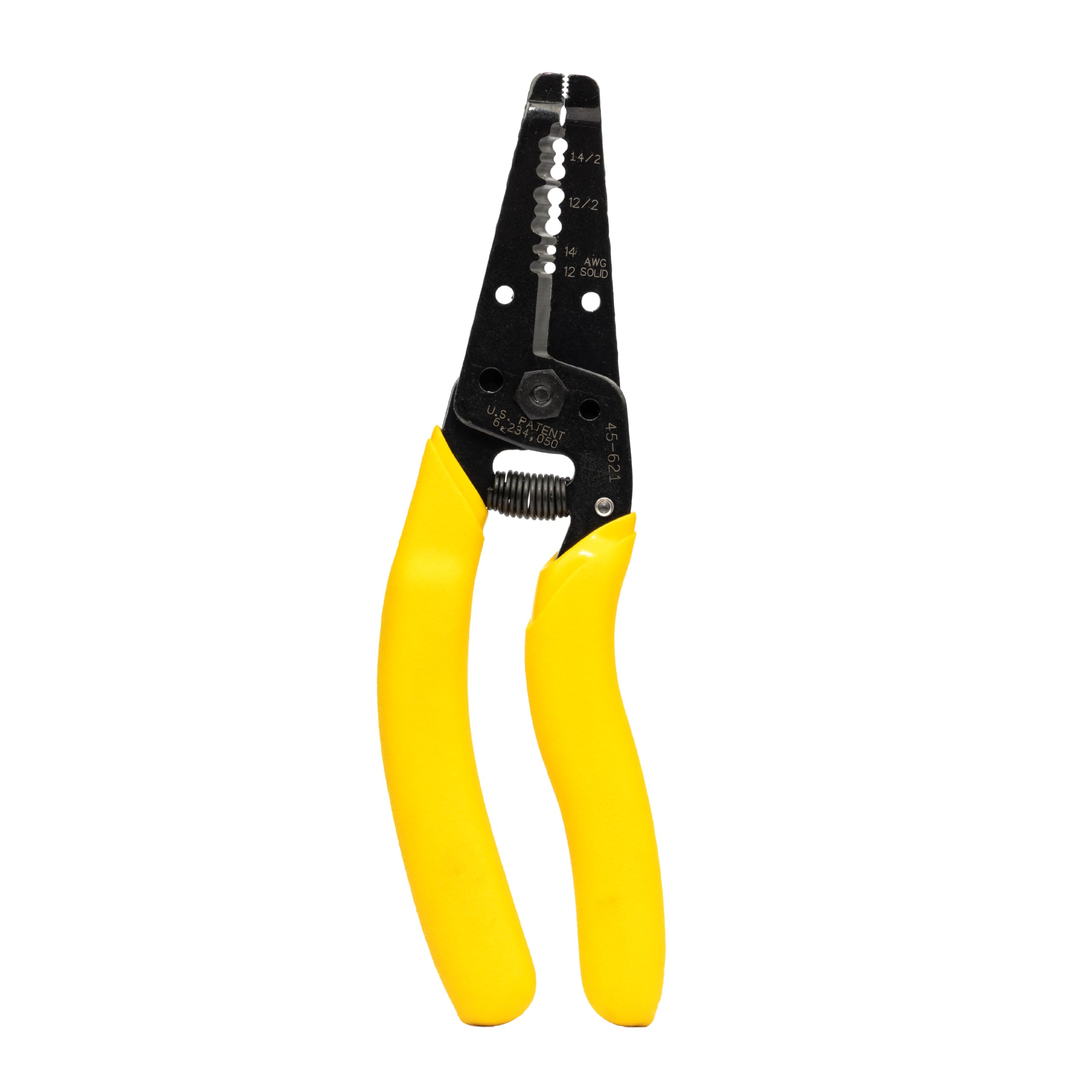 IDEAL Electrical 45-621 Reflex Super 12/2 & 14/2 NM Cable T Stripper - Dual NM Wire Stripper, Plier Nose, Slide Lock, Textured Grips — Amazon image 4