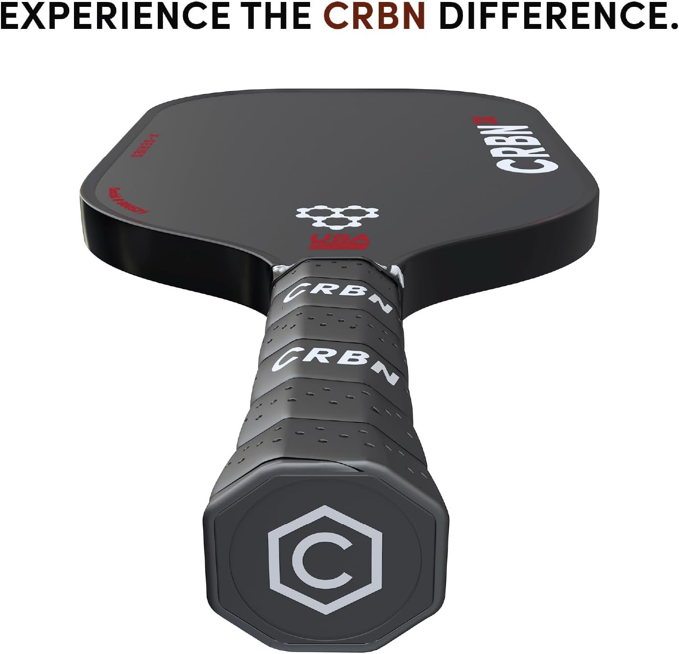 CRBN Pickleball - X Series Power Paddle - Carbon Fiber Pickleball Paddle with Foam Injected Edges for Expanded Sweet Spot - Image 2