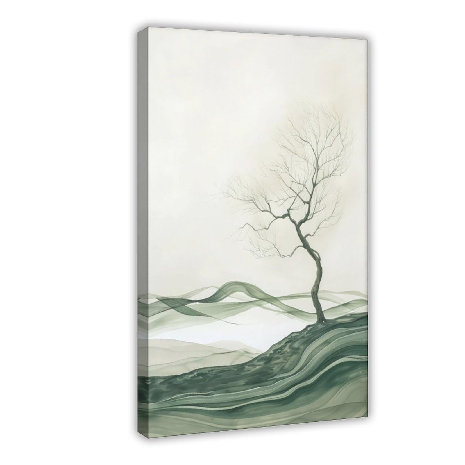 Bareronor Nature Canvas Poster Bedroom Decor Landscape Office Room Decor Gift 24" L X 36" W