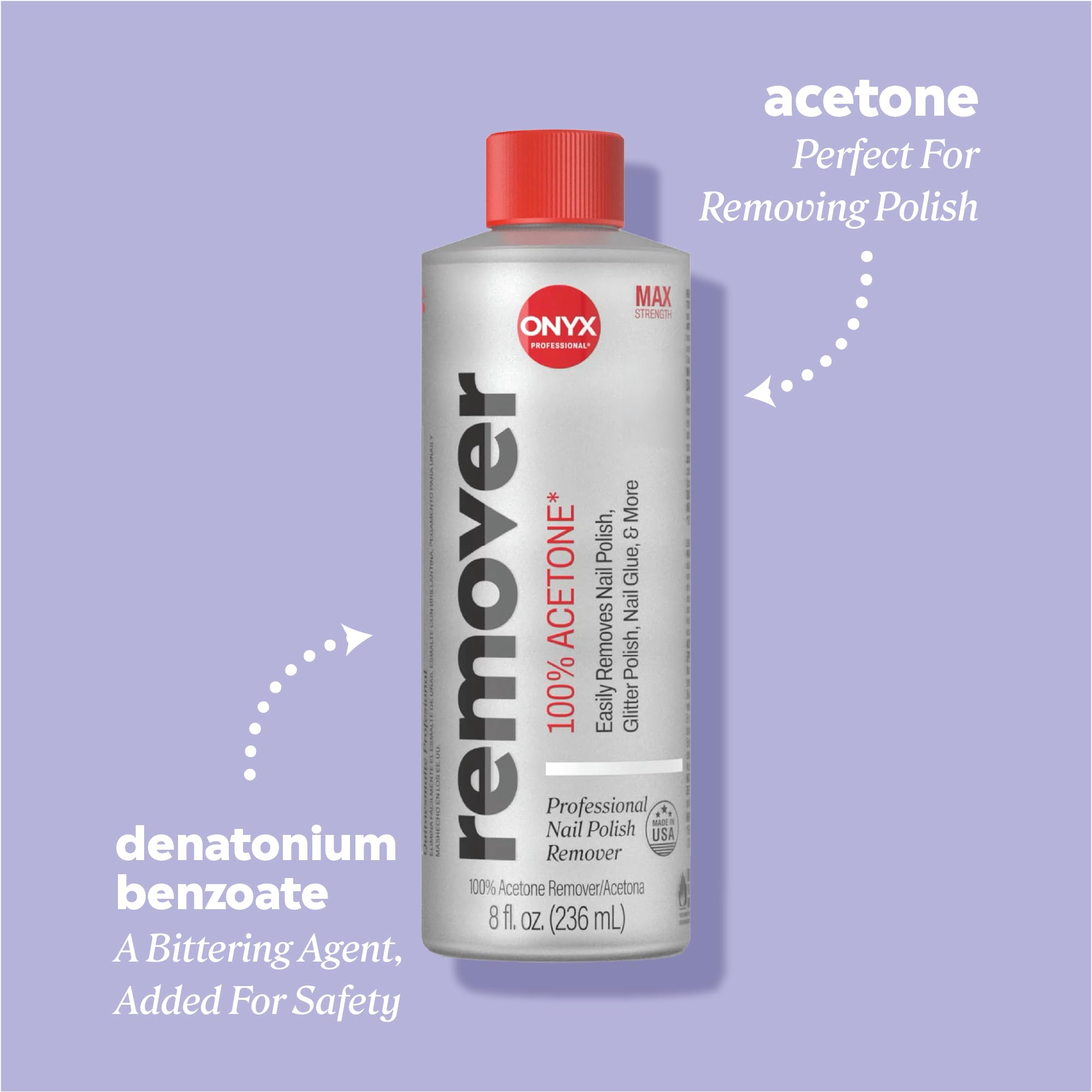 Onyx Acetone Nail Remover Kit - Fast & Easy -3
