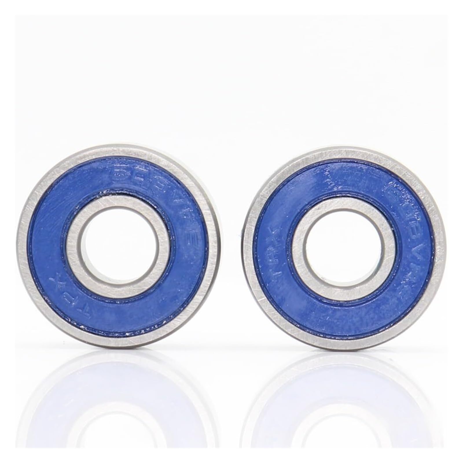 Roulements, Roulement 608 2RS 8 * 22 * 7mm (2 pièces) Pivot de vélo en acier chromé scellé avec de la graisse 608LLU chariot roulement à billes complet