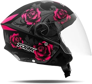 Pro Tork Capacete New Liberty Three Flowers Brilhante