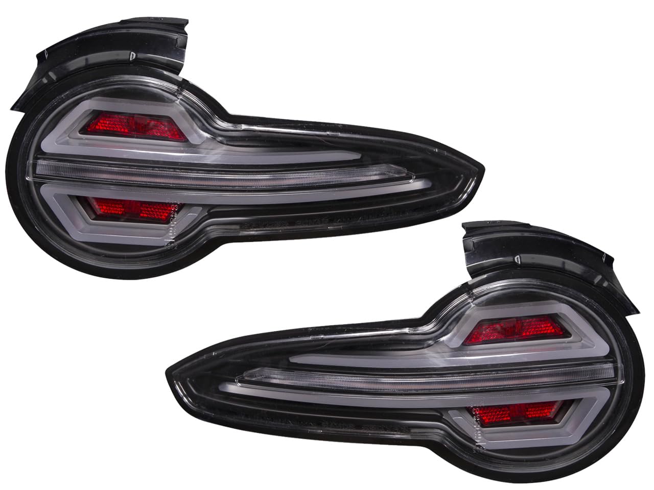 Amazon.com: Exterior Accessories - Black Full LED Tail Lights with