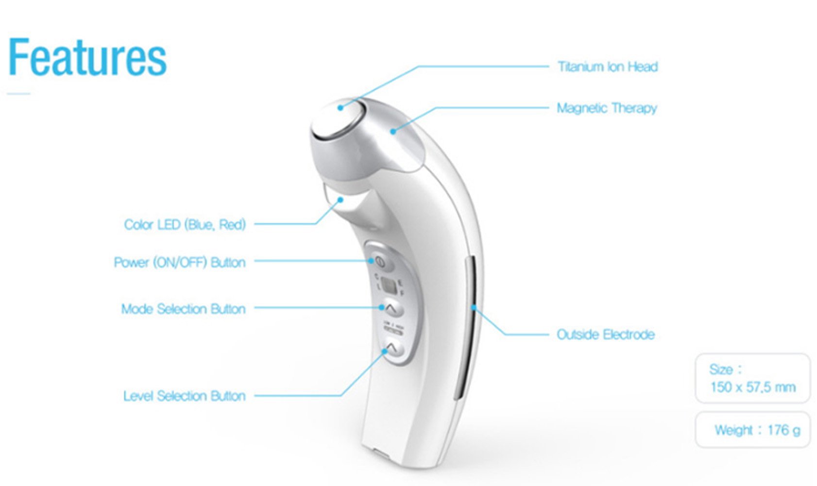 Amazon.com: Vanav UP5 Beauty Face Facial Massager device Total