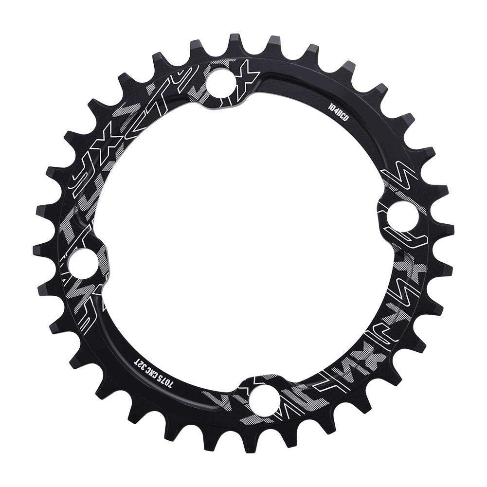 Bike Chain Ring, 32/34/36/38T BCD Aluminum Alloy Mountain Bike