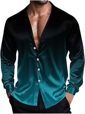 Chemise Cowboy Homme à Manches Longues - Broderie Et Strass, Style Western Pour Mariage Et Fête