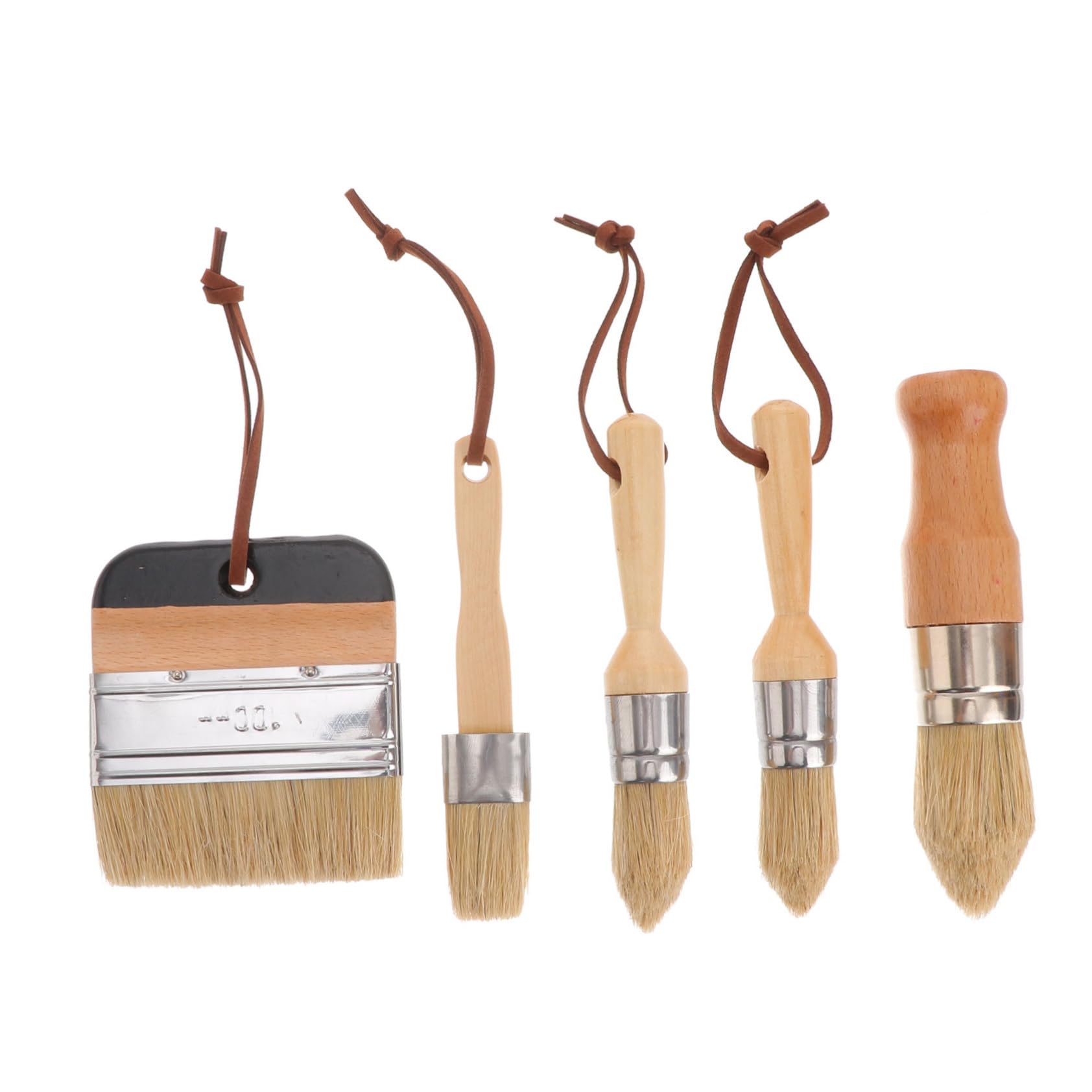 Teiliges Set Rundpinsel Borsten mit Holzgriff für Öl und Acrylfarben Geeignet für Heimdekoration und DIY Projekte