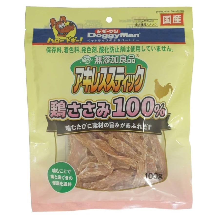 ドギーマン 無添加良品 アキレススティック鶏ささみ100% 100g ×12袋 Amazon | （まとめ買い）ドギーマン 無添加良品 アキレス