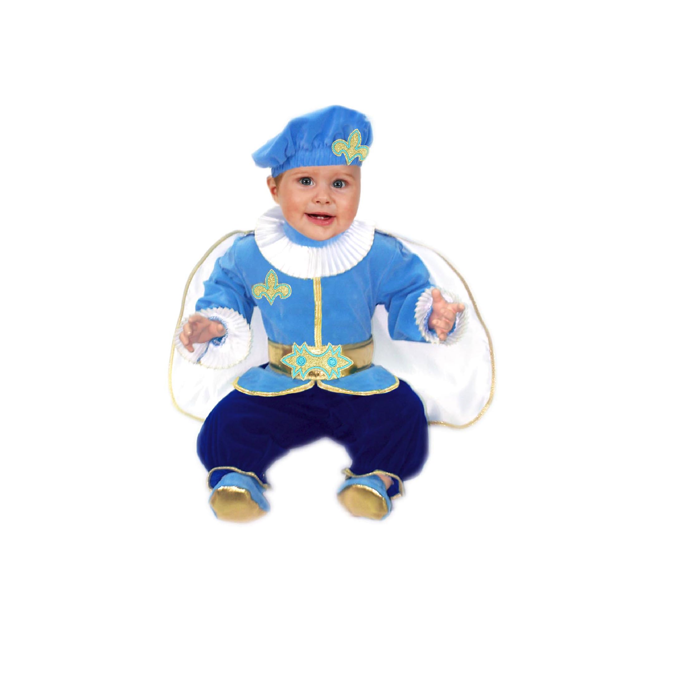 Dodici Costume Principe Neonato Costume di Carnevale Piccolo Principe 3-36 mesi