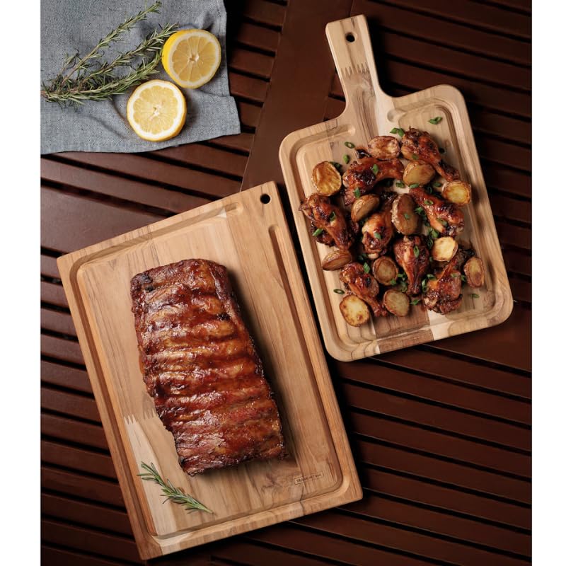 Tramontina - Tagliere Churrasco. 40 x 28 x 1,8 cm legno di teak