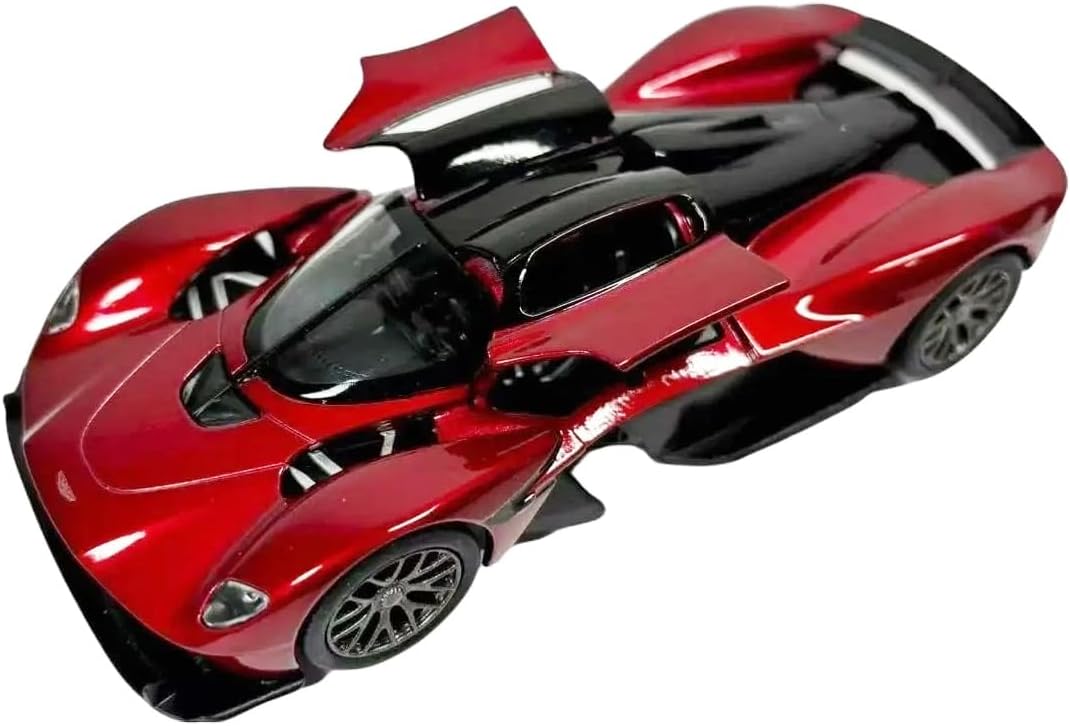 KiNSMART Box of 12 Aston Martin Valkyrie Hardtop, ASSTD 5470D - 1/36 Scale Diecast Model Cars