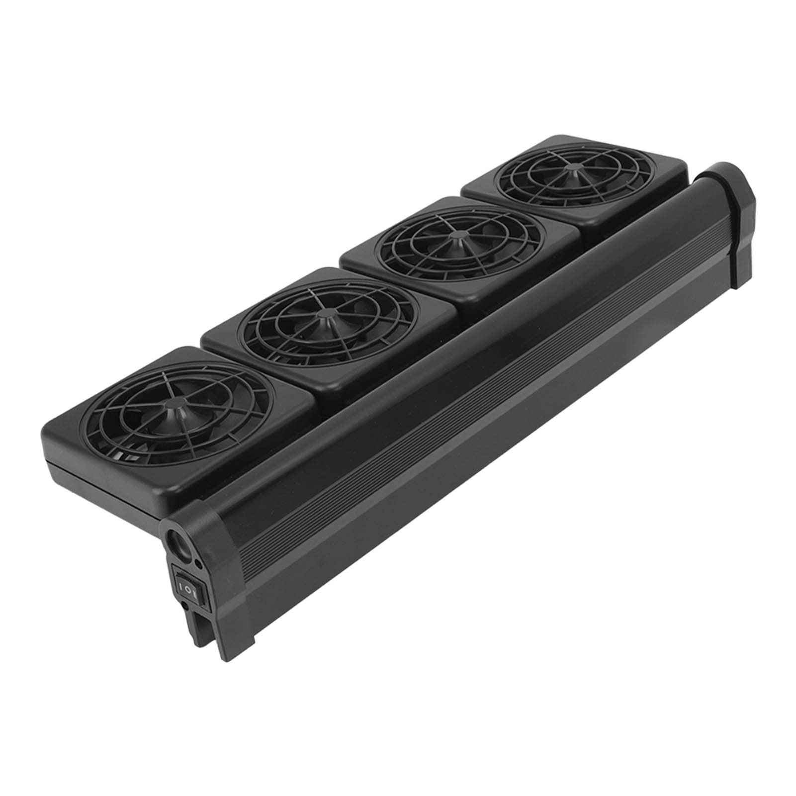 GLOGLOW Ventilador de Acuario Ajustable 2 Velocidades Enfriador de Pecera con Diseño Colgante para Agua Salada y Dulce