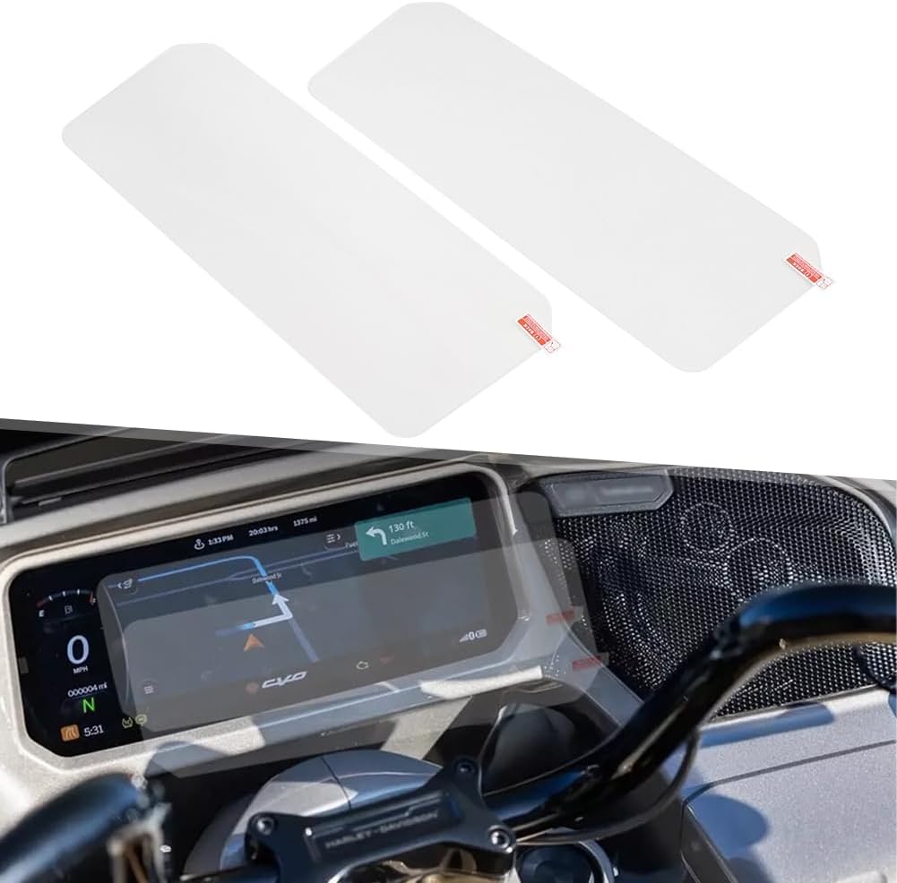 FSFY Screen Protector Foils Instrument Screen Protector TPU For Harley Road Glide/ST 2024 1 Set